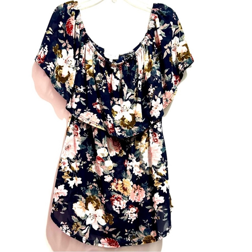 Siren Lily Women’s Off Shoulder Floral Top